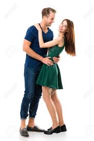To make sure that she was there and not a dream. Full Body Portrait Of Hugging Couple Looking At Each Other Stock Photo Picture And Royalty Free Image Image 120343247