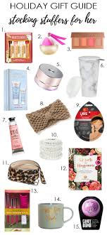 From timeless classics to this season's hottest trends, thinking of gift ideas for stocking stuffers has never been easier. Holiday Gift Ideas Stocking Stuffers For Her Him And Kids A Blissful Nest