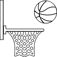 8 Basketball Hoop Coloring Page In 2020 Sports Coloring Pages Free Basketball Basketball Drawings