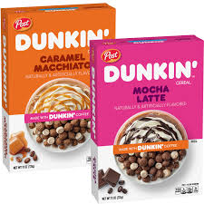 The flavoring options are just to the regular iced coffee is bland, flavorless caffeinated brown water. Dunkin Donuts Has Caramel Macchiato And Mocha Latte Cereals Popsugar Food