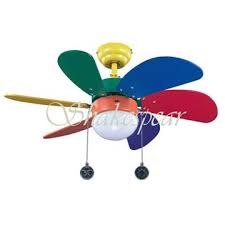 30 Colorful Ceiling Fan C6t30 Kid Good Colors For A Big Chill Kitchen Kids Ceiling Fans Ceiling Fan With Light Ceiling Fan