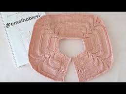 Semali Anlatim Cam Modeli Desen Part 1 Yakadan Baslamali 1 1 5 Yas Icin Bebek Yelegi Youtube Baby Knitting Patterns Bebek Orgu