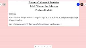 Spongebob mengjadi iron man 2. Tingkatan 5 Bab 6 Pilih Atur Dan Gabungan Buku Teks Penilaian Kendiri 5 Youtube