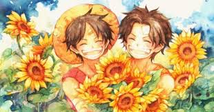 luffy ace エース ワンピース イラスト ルフィエース