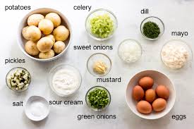 Oct 01, 2020 · scrub potatoes clean. Sour Cream Dill Potato Salad Little Broken