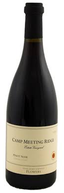 Bright bing cherry, sappy herbs, violets, and spring flower notes all emerge from the glass, and it's a more focused, linear, edgy pinot noir that shows the vintage. 2013 Flowers Camp Meeting Ridge Vineyard Pinot Noir Winebid