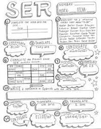 Spanish Verb Ser Worksheet Verb Conjugation Translation No Prep To Be Preterite Spanish Spanish Language Learning Spanish Verbs