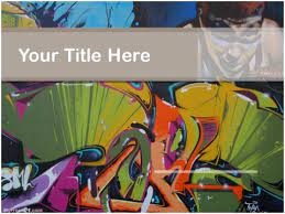 Graffiti is usually appeared as graphics or lettering scratched, scrawled, painted or marked in any manner on property. Free Graffiti Powerpoint Templates Myfreeppt Com