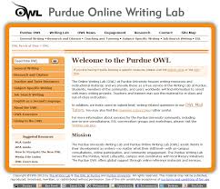 Apa (american psychological association) is most commonly used to cite sources within the social please use the example at the bottom of this page to cite the purdue owl in apa. Purdue Online Writing Lab Review For Teachers Common Sense Education