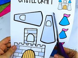 These princess castle coloring pages will enchant your little daughter and enable her to use her imagination, creativity and artistic skills to color fascinating masterpieces! Free Printable Princess Castle Craft With Castle Template