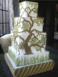 Tree Shaped Cake On Pinterest Wedding Cakes Pictures Green Art Deco Deco Diamond