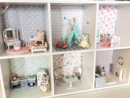 4.8 out of 5 stars, based on 12 reviews 12 ratings. Darling Diy Calico Critters House From The Reinvented Housewife Sylvanian Families 1 12 Scale Dollhouse Minia Kids Room Organization Calico Sylvanian Families