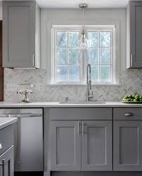 White Walls Gray Cabinets Gray And White Backsplash 3 Grey Kitchen Designs Light Grey Kitchens Refacing Kitchen Cabinets