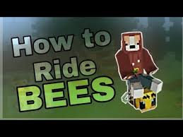 W/ eystreemsubscribe 😋 and turn on notifications 🔔! How To Ride Bees In Minecraft Bedrock Youtube