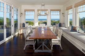 To save your holiday impressions you may decorate one of the rooms with beach or sea details and accessories. 75 Beautiful Coastal Dining Room Ideas Designs July 2021 Houzz Uk