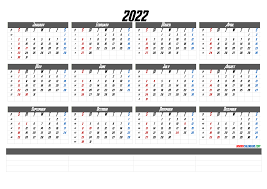 2022 Calendar With Week Numbers Printable 6 Templates Calendar Template Yearly Calendar Template Calendar Printables