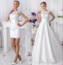 Check spelling or type a new query. Grosshandel Neue 2 In 1 Spitze Brautkleider Mit Abnehmbarem Rock Boote Nacken Zwei Teile Eine Linie Brautkleider Vestido De Noiva Custom Made Von Totallymodest 90 42 Auf De Dhgate Com Dhgate