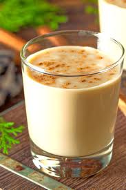 Whiskeys are great for eggnog, from bourbon to rye (via the manual). Eggnog Cocktail Recipe Mix That Drink