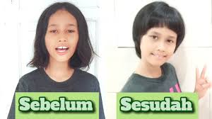 Ternyata potong rambut mempunya tafsir yang mengejutkan! Potong Rambut Pendek Anak Perempuan Youtube