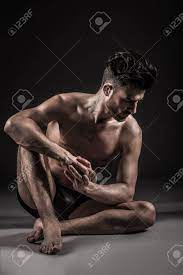 The Muscular Young Sexy Naked Cute Man Stock Photo, Picture and Royalty  Free Image. Image 39110904.