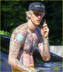 Maybe you would like to learn more about one of these? Machine Gun Kelly Shows Off Fully Tattooed Torso While Shirtless Photo 4460425 Machine Gun Kelly Shirtless Pictures Just Jared
