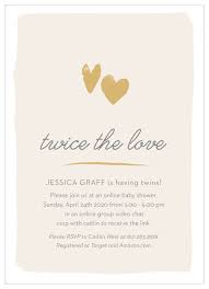 Why it doesn't indicate pregnancy: Twice The Love Long Distance Baby Shower Invitations By Basic Invite