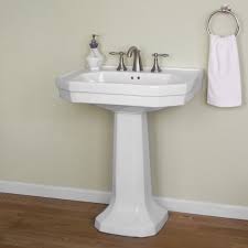 chicago pedestal sink with 8 inch