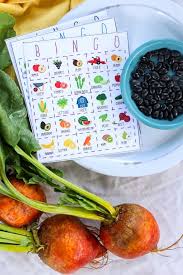Get Your Kids To Love Veggies The Live Simply Fruit And Veggie Bingo Game Live Simply Healthy Kids Game Food Fruits And Veggies