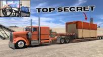Oversized Heavy Haul - (Custom Kenworth) - W900L with Big Detroit Power -  American Truck Simulator