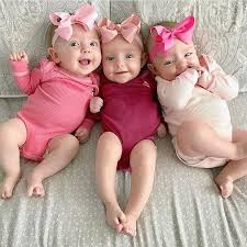 pin by anna shehovec on babys in 2020 triplets babies girls triplet babies cute baby girl
