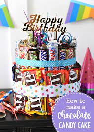 How To Make A Chocolate Candy Cake – Fun-Squared