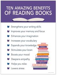 Ten Amazing Benefits Of Reading Books Fine Art Print Multiple Sizes And Styles For Library Home Office Or School In 2021 Reading Benefits Writing Skills Books To Read