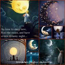 It S Time To Sleep Now By Reyhan Seran Dursun Good Night Moon Beautiful Collage Good Night Image