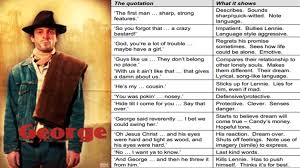 Of Mice And Men Miss Ryan S Gcse English Media Mice And Men Quotes Of Mice And Men Gcse English