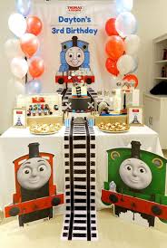Birthday Thomas The Train Background Thomas Friends Birthday Party Ideas Photo 2 Of 24 Thomas Birthday Parties Thomas Train Birthday Train Theme Birthday Party