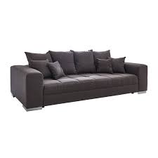 Modernes xxl ecksofa decadencia 320cm silbergrau samt inkl. Big Sofa Borneo Mobel Preiss