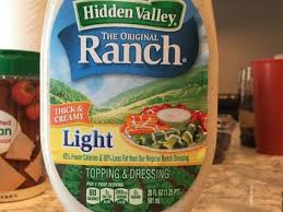 original ranch dressing nutrition facts