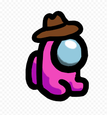 Hd Pink Among Us Mini Crewmate Character Baby Cowboy Hat Png Baby Cowboy Hat Pink Among Us Hat Png