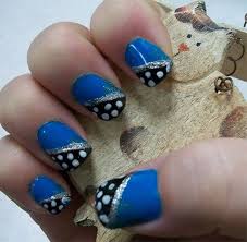 Simple nail designs nail art designs nails design pedicure design negative space nails black nail art white nails striped nails white polish. Black And White Nails Nails10