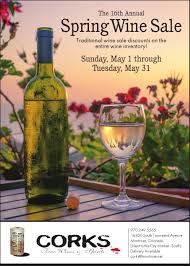 16th Annual Spring Wine Sale In Montrose Colorado Corks Fine Wines Spirits Wine Sale Spring Wine Fine Wine And Spirits