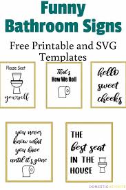 How to make your funny {but true} diy bathroom art. Easy Reverse Canvas Signs With Funny Bathroom Sayings Domestic Heights In 2021 Bathroom Quotes Bathroom Humor Funny Bathroom Signs