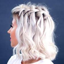 Half up half down hairstyle for curly hair via. 27 Beautiful And Fresh Braid Hairstyle Ideas For Short Hair