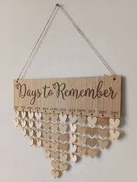 Days Reminder Wall Art Diy Wood Calendar Wood Calendar Diy Calendar Wall Hanging Diy