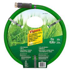 If the hose is leaking at the faucet, replace the washer. Vigoro 5 8 Inch X 75 Ft Medium Duty Hose The Home Depot Canada