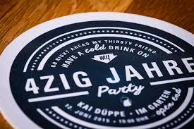 Echter Bierdeckel Als Einladungskarte Zig Bierdeckel Einladungskarten Und Einladungen