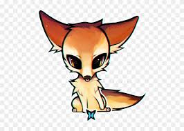Now, connect a line down rom the first leg, and the first hind leg as shown. Fennec Fox By Foxlett On Deviantart Baby Fennec Fox Chibi Fennec Fox Drawing Free Transparent Png Clipart Images Download