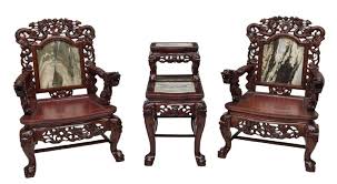 3 Chinese Dragon Rosewood Marble Salon Suite Marble Furniture Chinese Dragon Chinese Interior