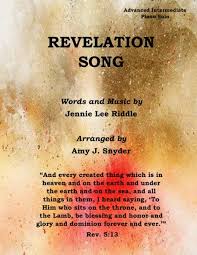 & b b bbb 19 œœ œ œœ œ œœ œ ≈œœ œ j œœ œ. Revelation Song Piano Solo Sheet Music Pdf Download Sheetmusicdbs Com