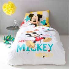 Housse De Couette Mickey Et Taie D Oreiller Pour Votre Garcon