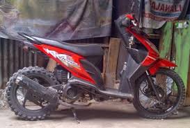 Posted on 26 june 2018 26 june 2018 by momoz. Modifikasi Motor Trail Bebek Sport Matic Terbaru 2021 Otomotifo Otomotifo